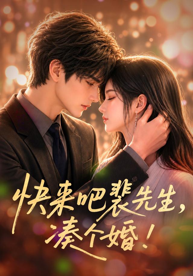 快来吧裴先生,凑个婚海报