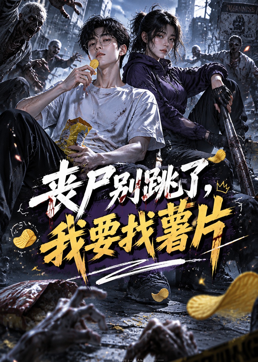 丧尸别跳了,我要找薯片海报