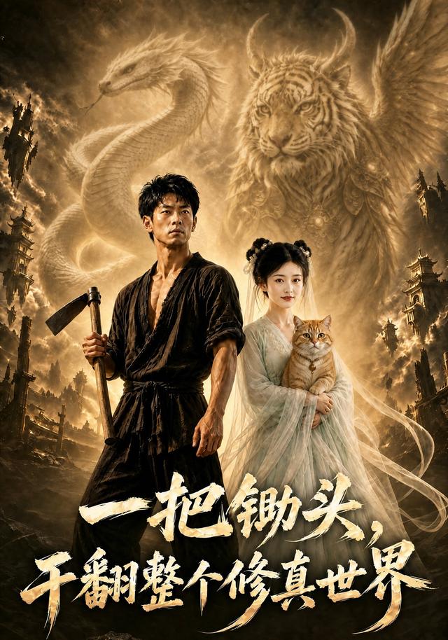 一把锄头,干翻整个修真世界海报