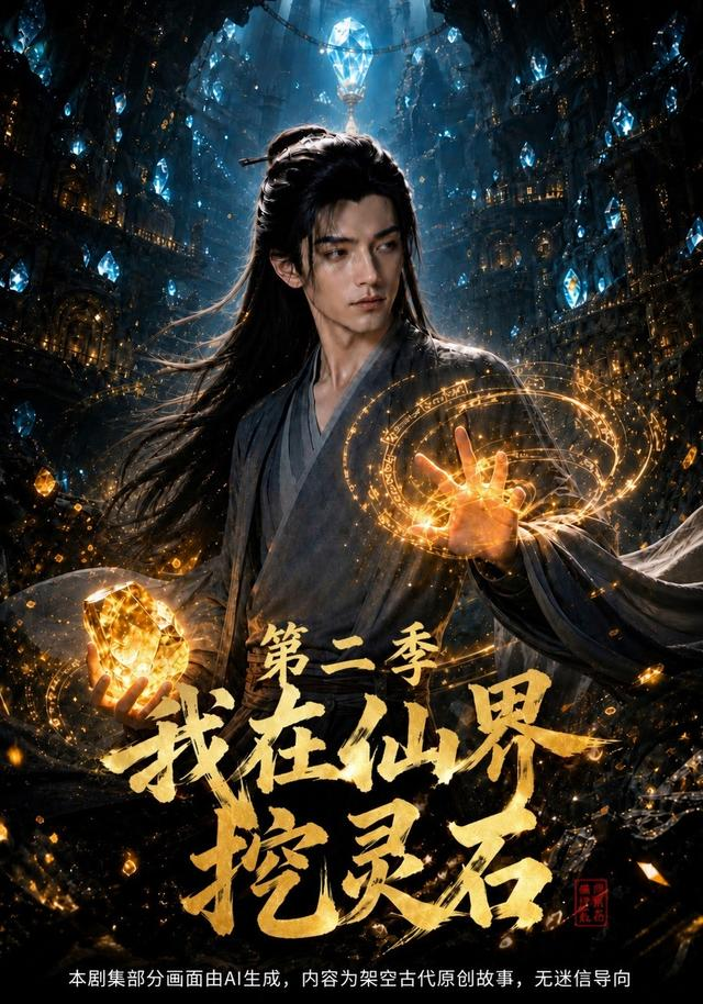 我在仙界挖灵石海报