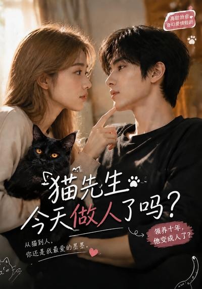 猫先生今天做人了吗?海报