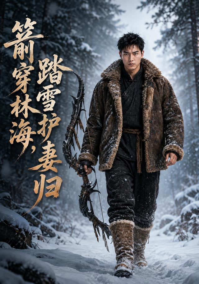 箭穿林海,踏雪护妻归海报