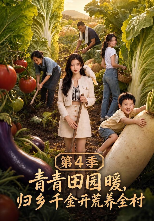 青青田园暖,归乡千金开荒养全村海报