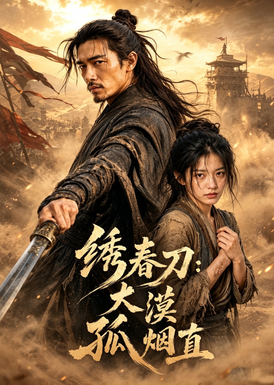 绣春刀:大漠孤烟直海报