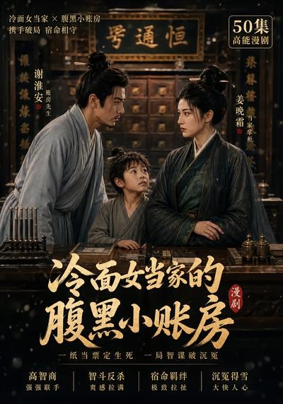 冷面女当家的腹黑小账房海报