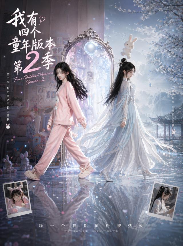 我有四个童年版本海报