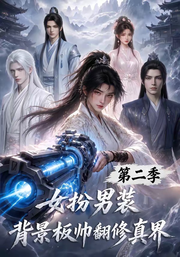 女扮男装背景板帅翻修真界海报
