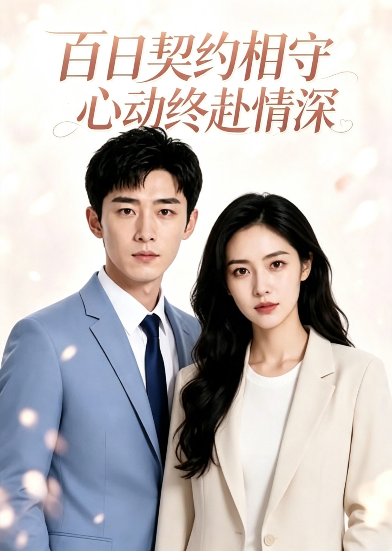 百日契约相守,心动终赴情深海报
