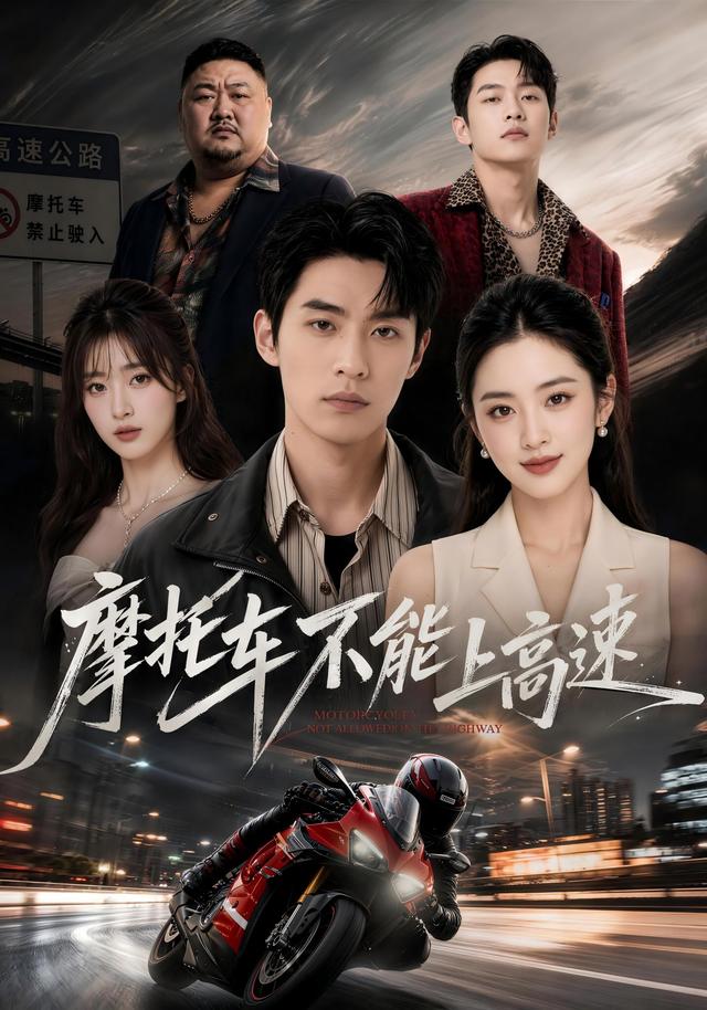 摩托车不能上高速海报