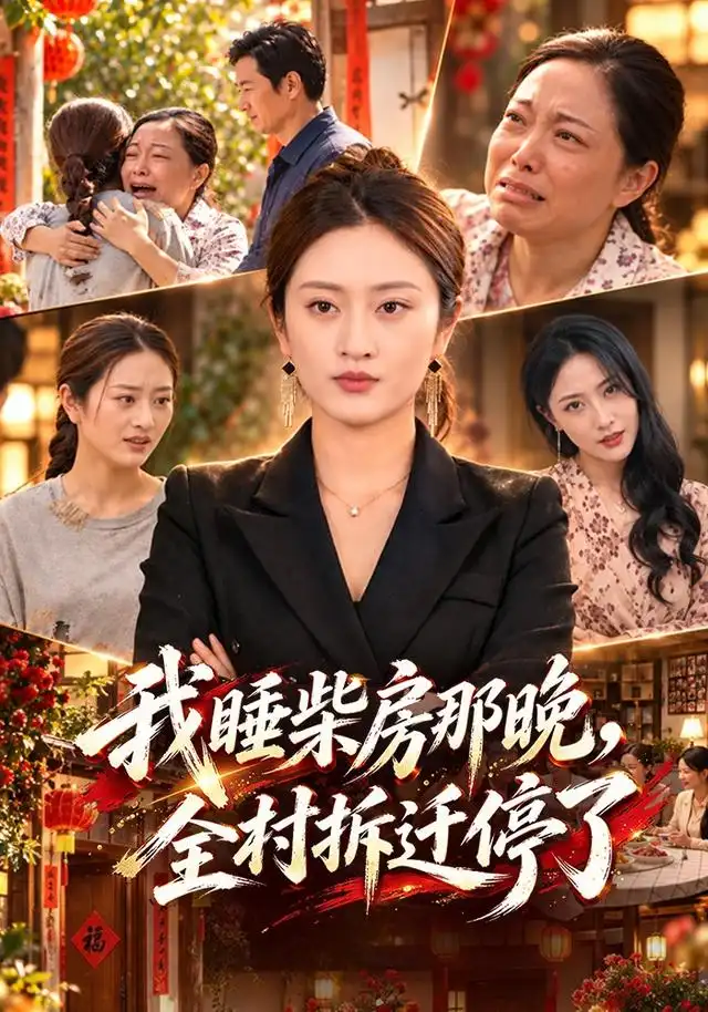 我睡柴房那晚,全村拆迁停了海报