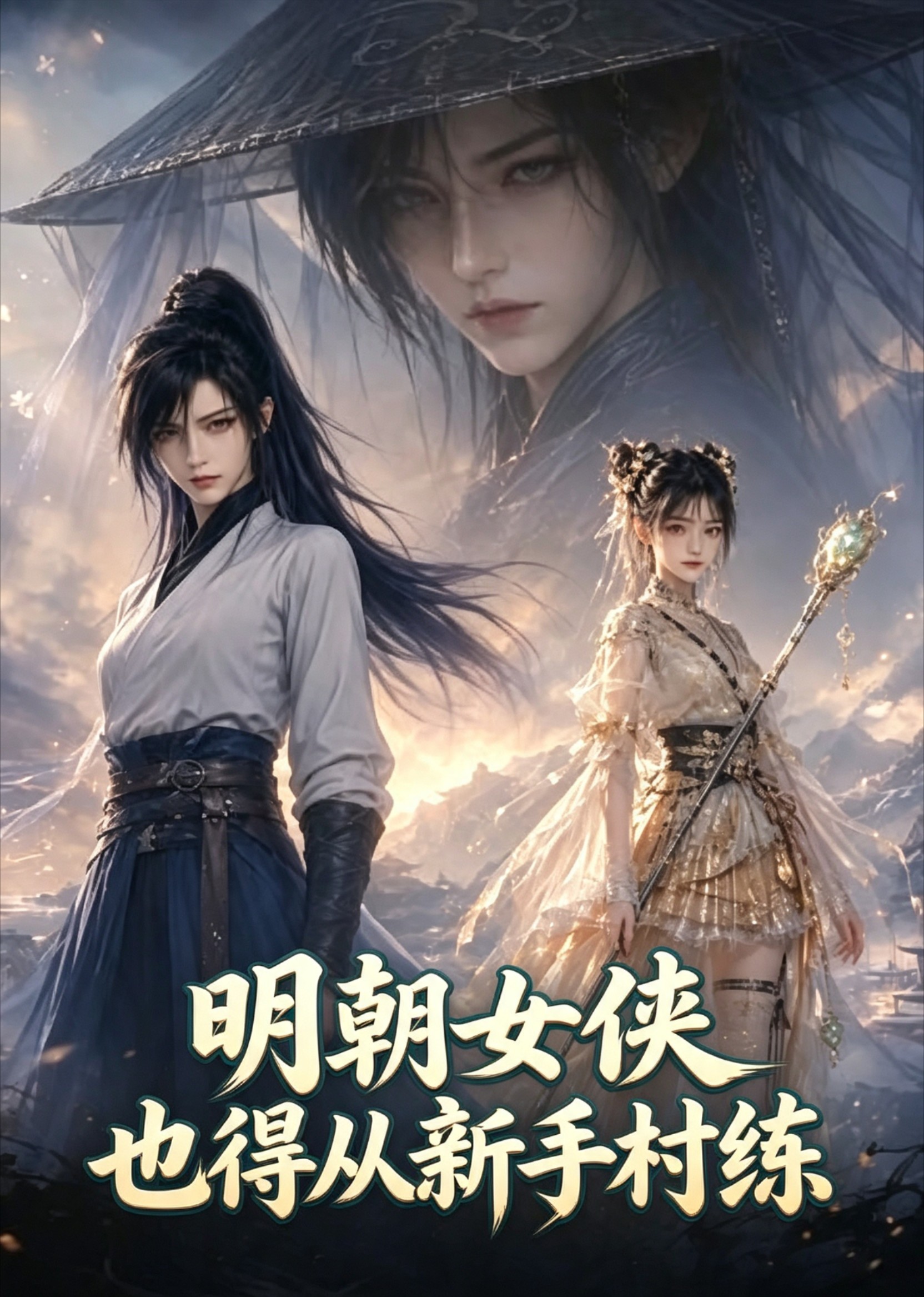 明朝女侠,也得从新手村练海报
