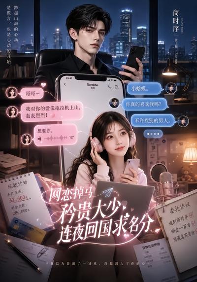网恋掉马,矜贵大少连夜回国求名分海报