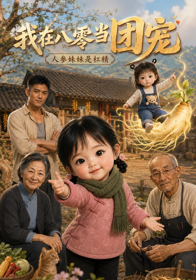 我在八零当团宠,人参妹妹是杠精海报