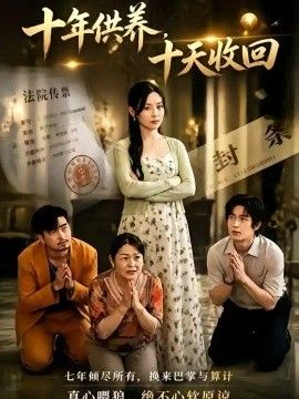 十年供养,十天收回海报