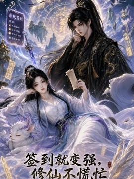 签到就变强,修仙不慌忙海报