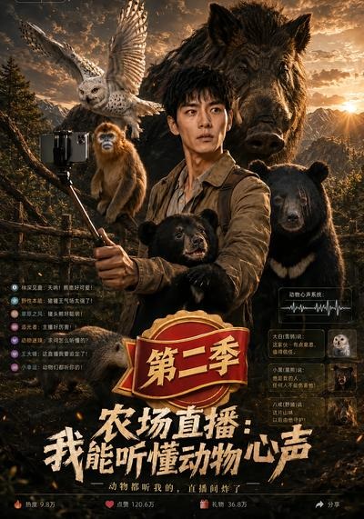 农场直播:我能听懂动物心声海报