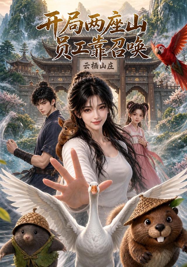 开局两座山员工靠召唤海报
