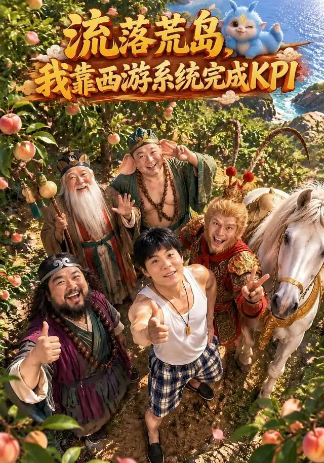 流落荒岛,我靠西游系统完成KPI海报
