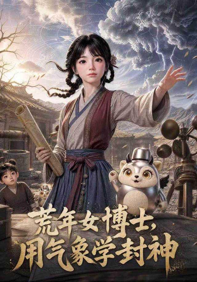 荒年女博士,用气象学封神海报