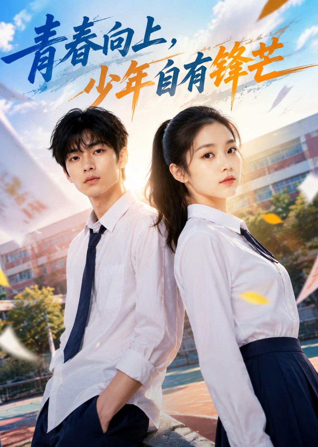 青春向上,少年自有锋芒海报