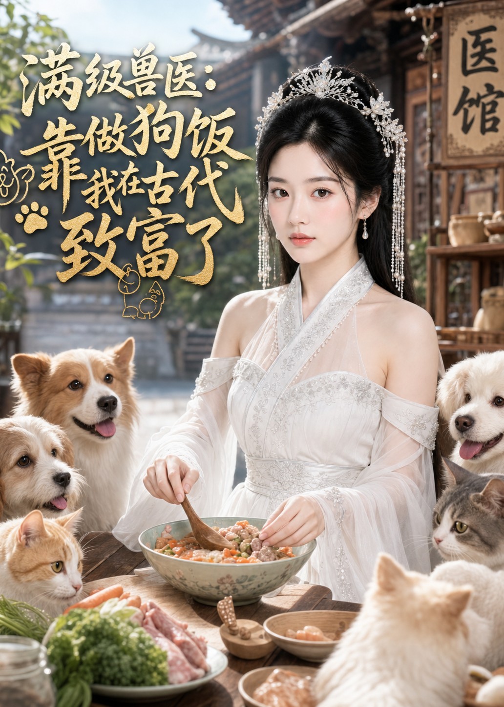 满级兽医:靠做狗饭我在古代致富了海报