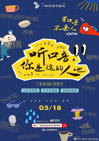 听口音,你是这的人吧海报
