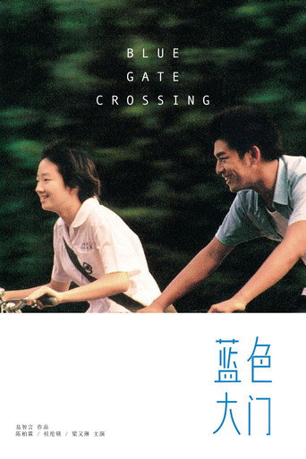 蓝色大门海报